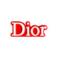 DIOR French Luxury block logo red MQ087-04 Shoe Charm