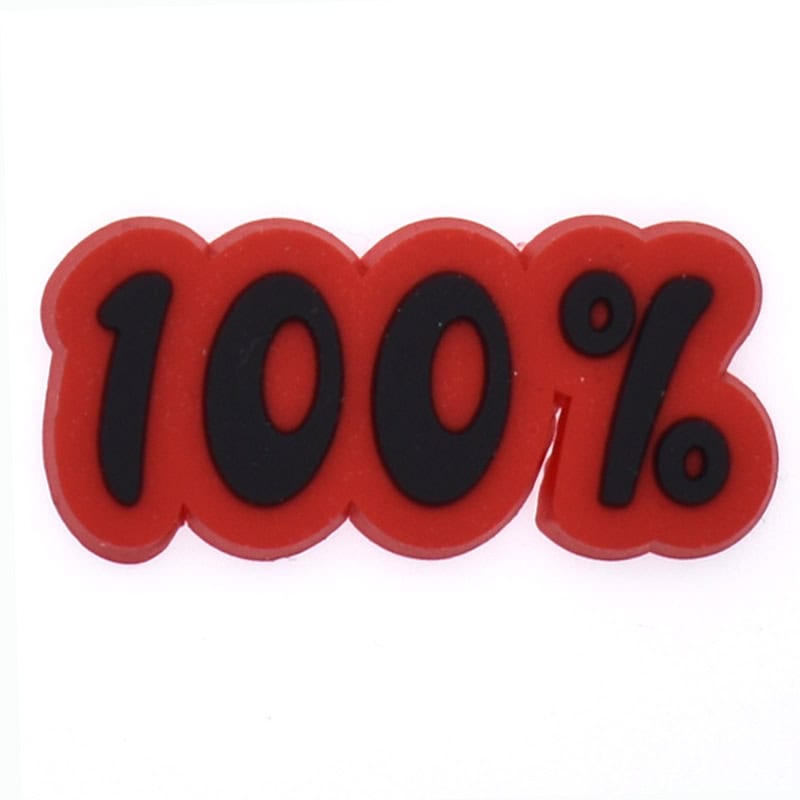 100% sign Shoe Accessory for Clog Style Shoes - Novelty Food Gift Idea image 0