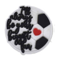 Trendy Soccer ball Shoe Charm - Sports for Clog Footwear Novelty Gift image 0