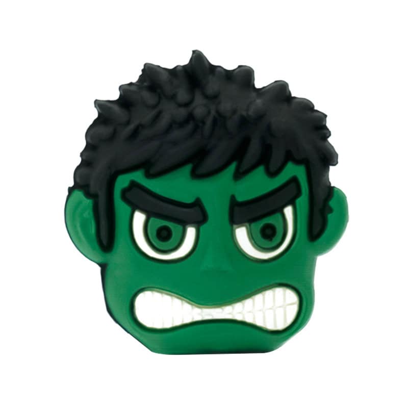 3D The Incredible Hulk green face 3D Standing Charm 3D Standing Charm 3D302-04 - Shoe Charm