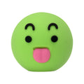 3D Raised eyebrows Pink Ball Emoji 3D Standing Charm 3D307-07 - Shoe Charm