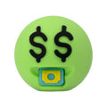 3D Dollar eyes Pink Ball Emoji 3D Standing Charm 3D307-08 - Shoe Charm