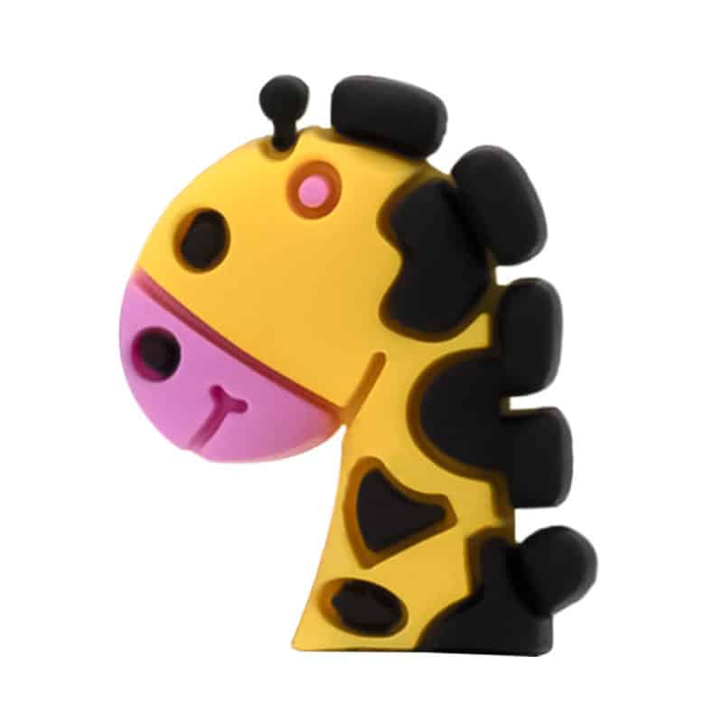 3D Giraffe head 3D Standing Charm 3D308-02 - Shoe Charm