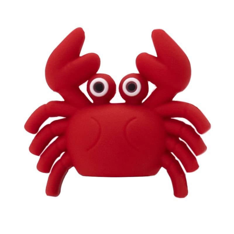 3D Red Crab 3D Standing Charm 3D308-04 - Shoe Charm