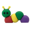 3D Caterpillar multicoloured ball back 3D Standing Charm 3D308-12 - Shoe Charm