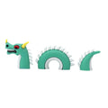 3D Aqua Dragon, Loch Ness monster, 3 piece, head, body & tail 3D Standing Charm 3D308-21 - Shoe Charm