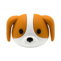 3D Dog head & face 3D Standing Charm 3D308-41 - Shoe Charm