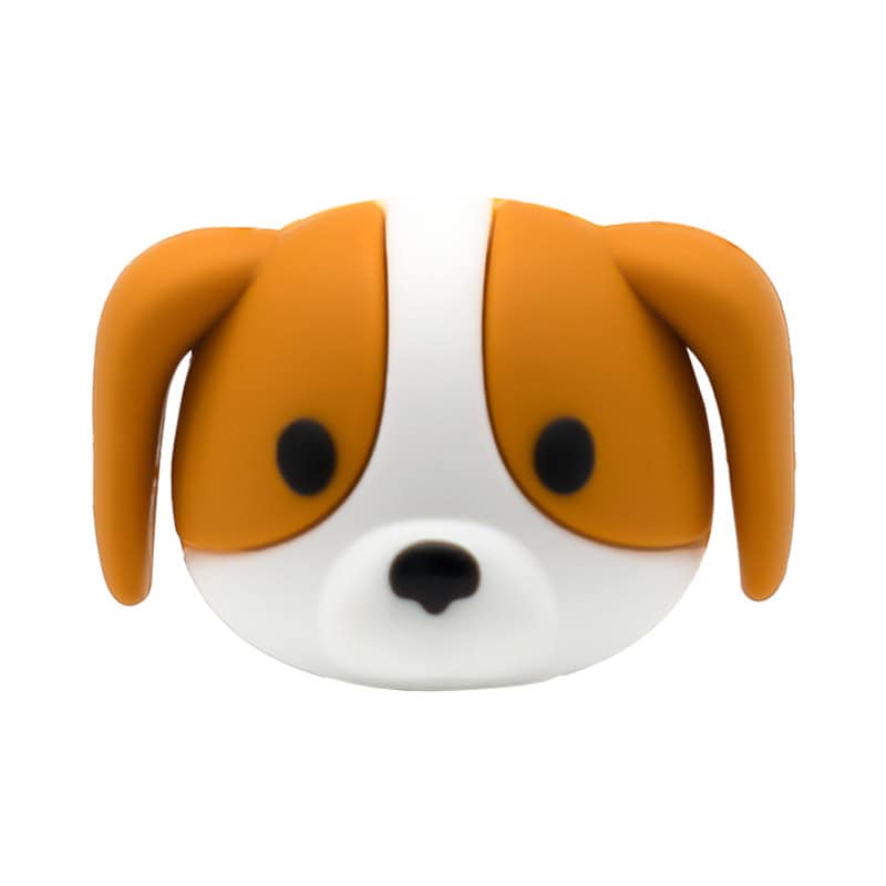 3D Dog head & face 3D Standing Charm 3D308-41 - Shoe Charm