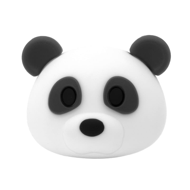 3D Panda head & face black & white 3D Standing Charm 3D308-42 - Shoe Charm