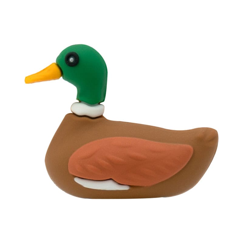 3D Mallard duck 3D Standing Charm 3D308-52 - Shoe Charm