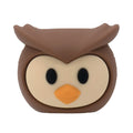 3D Owl head & face coo coo!3D Standing Charm 3D308-53 - Shoe Charm