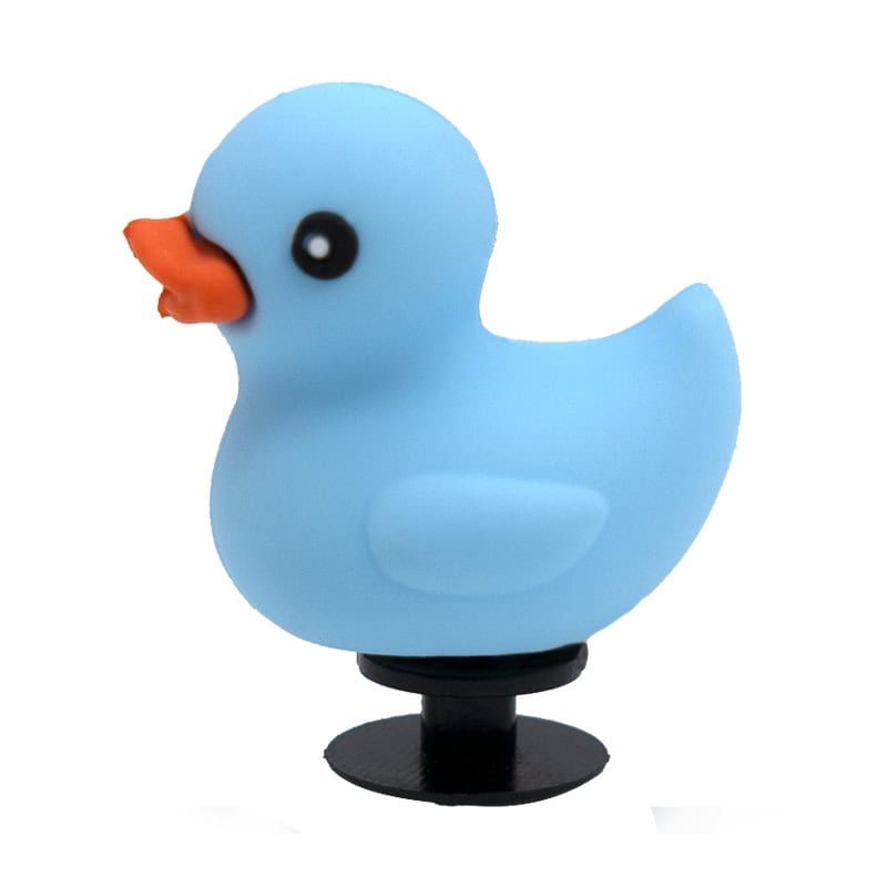 3D Baby duck, blue 3D Standing Charm 3D308-55 - Shoe Charm