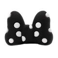 3D Big black bow with white spots 3D Standing Charm 3D309-05 - Shoe Charm