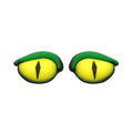 3D Yellow Dragon eyes 2 piece set 3D Standing Charm 3D309-09 - Shoe Charm