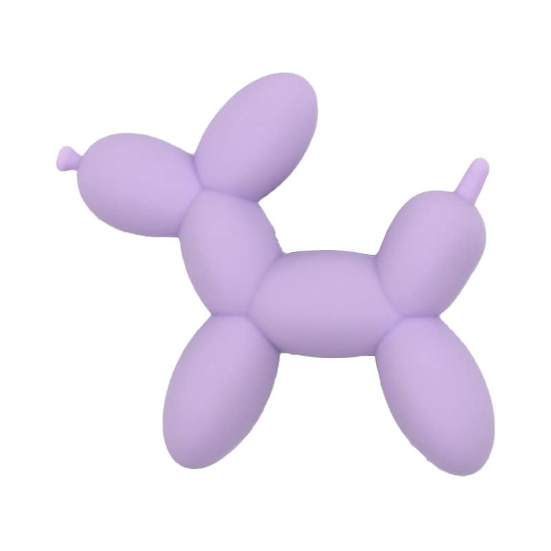 3D Balloon dog lilac 3D Standing Charm 3D309-15 - Shoe Charm
