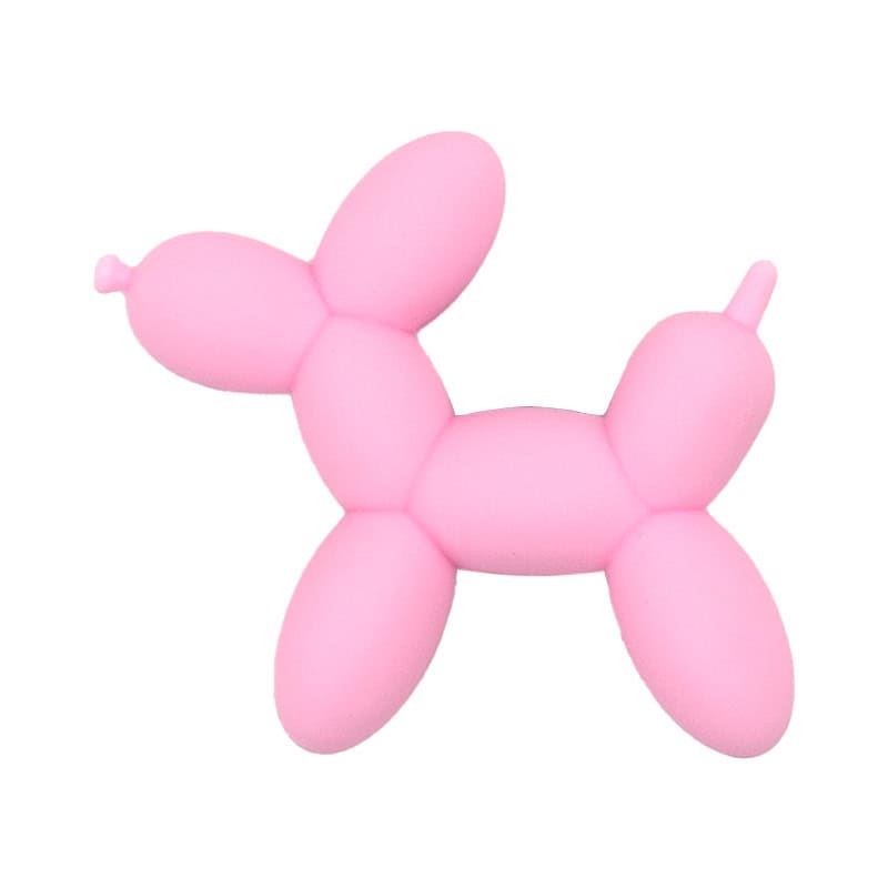 3D Balloon dog pink 3D Standing Charm 3D309-16 - Shoe Charm