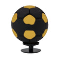 3D Soccer football black/yellow 3D Standing Charm 3D311-09 - Shoe Charm