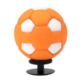 3D Soccer football orange/white 3D Standing Charm 3D311-11 - Shoe Charm