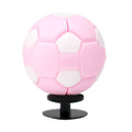 3D Soccer fotball pink/white 3D Standing Charm 3D311-12 - Shoe Charm