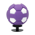 3D Soccer football purple/white 3D Standing Charm 3D311-13 - Shoe Charm