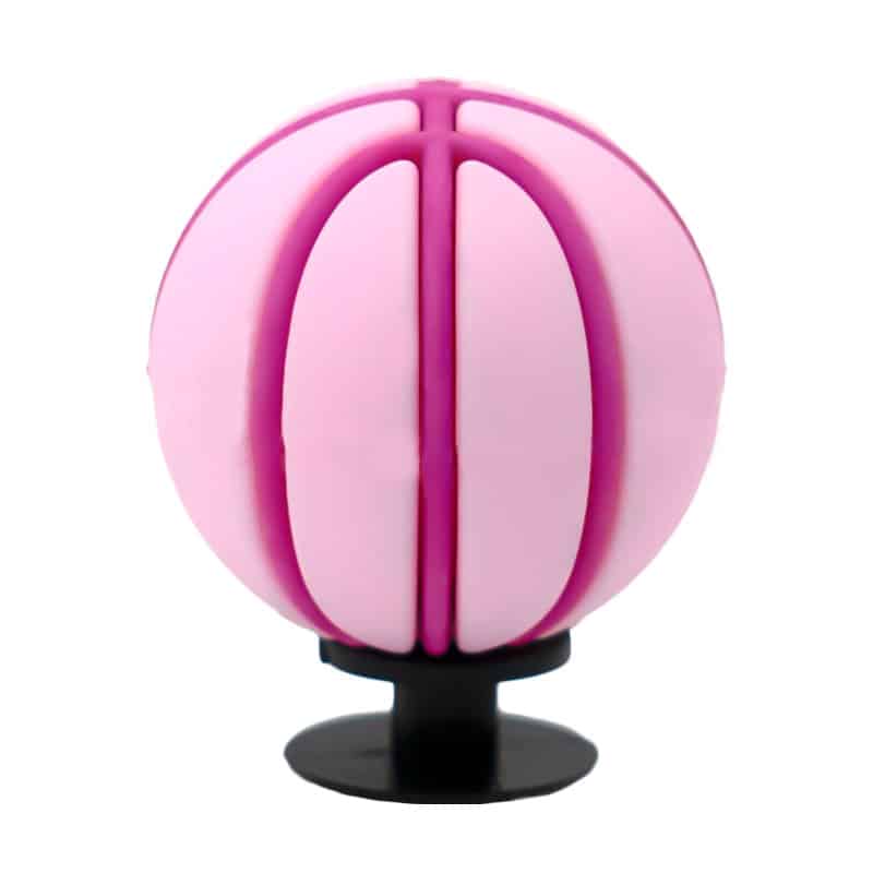 3D Basketball pink 3D Standing Charm 3D311-17 - Shoe Charm