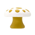 3D White top yellow spot mushroom 3D Standing Charm 3D312-04 - Shoe Charm