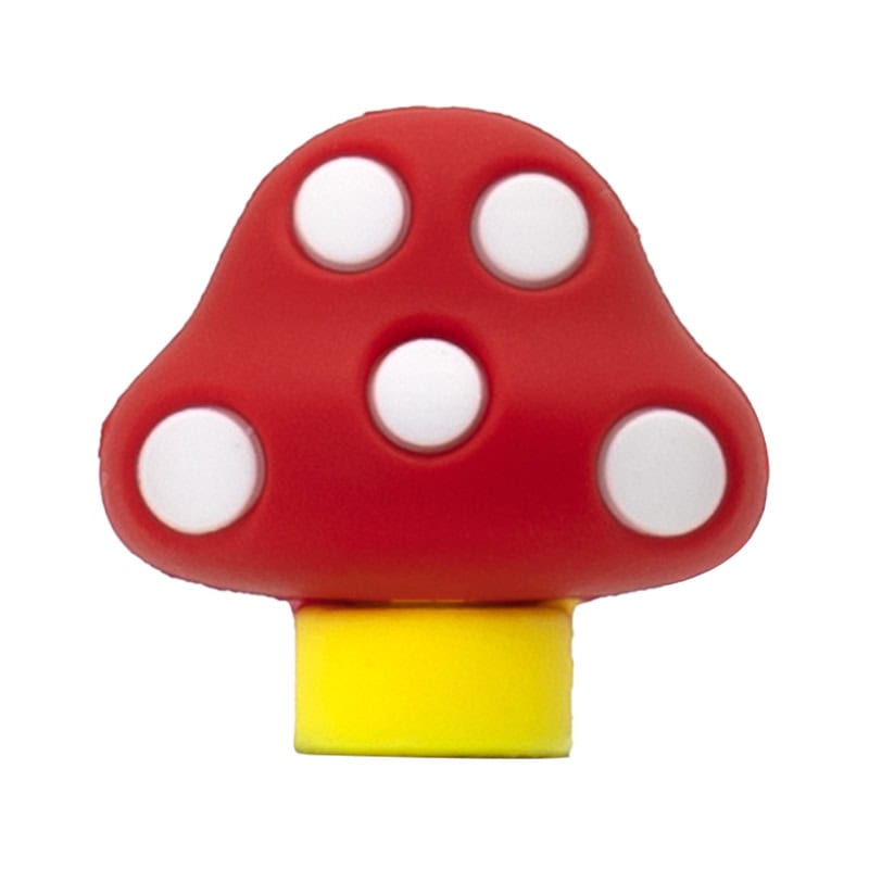 3D Toadstool red white spot 3D Standing Charm 3D312-14 - Shoe Charm