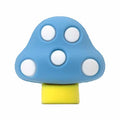 3D Toadstool blue white spot 3D Standing Charm 3D312-15 - Shoe Charm