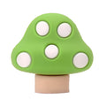 3D Toadstool green white spot 3D Standing Charm 3D312-18 - Shoe Charm