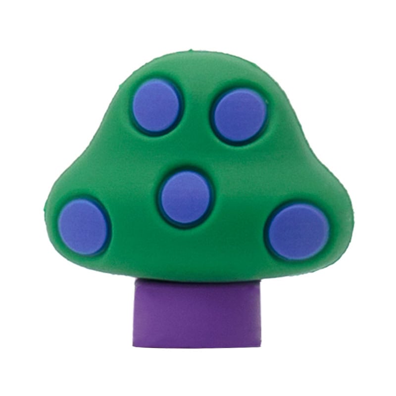 3D Toadstool green blue spot 3D Standing Charm 3D312-20 - Shoe Charm