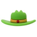 3D Cowboy Stockman Sheriff hat green 3D321-04 - Shoe Charm