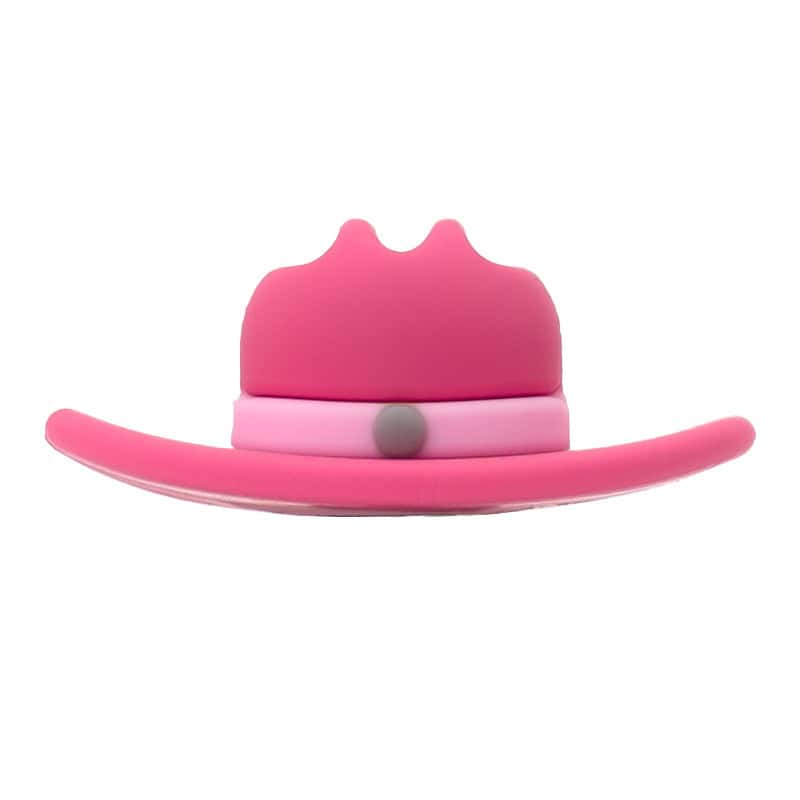 3D Cowboy Stockman Sheriff hat red3D321-06 - Shoe Charm