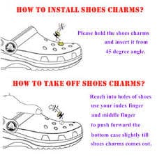 Bookworm reading Bright Croc Decoration Charm 498-15 Shoe Charm