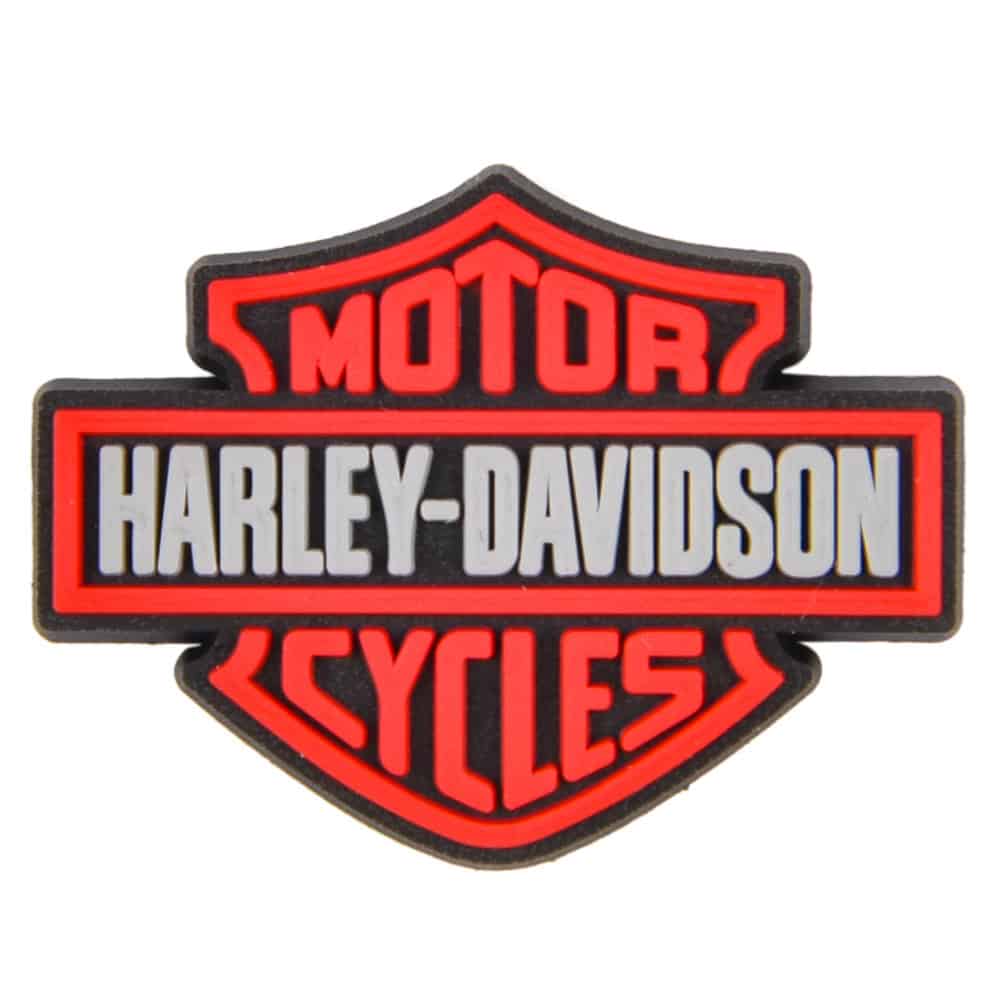 HARLEY DAVIDSON Red logo badge P9356-1 Shoe Charm