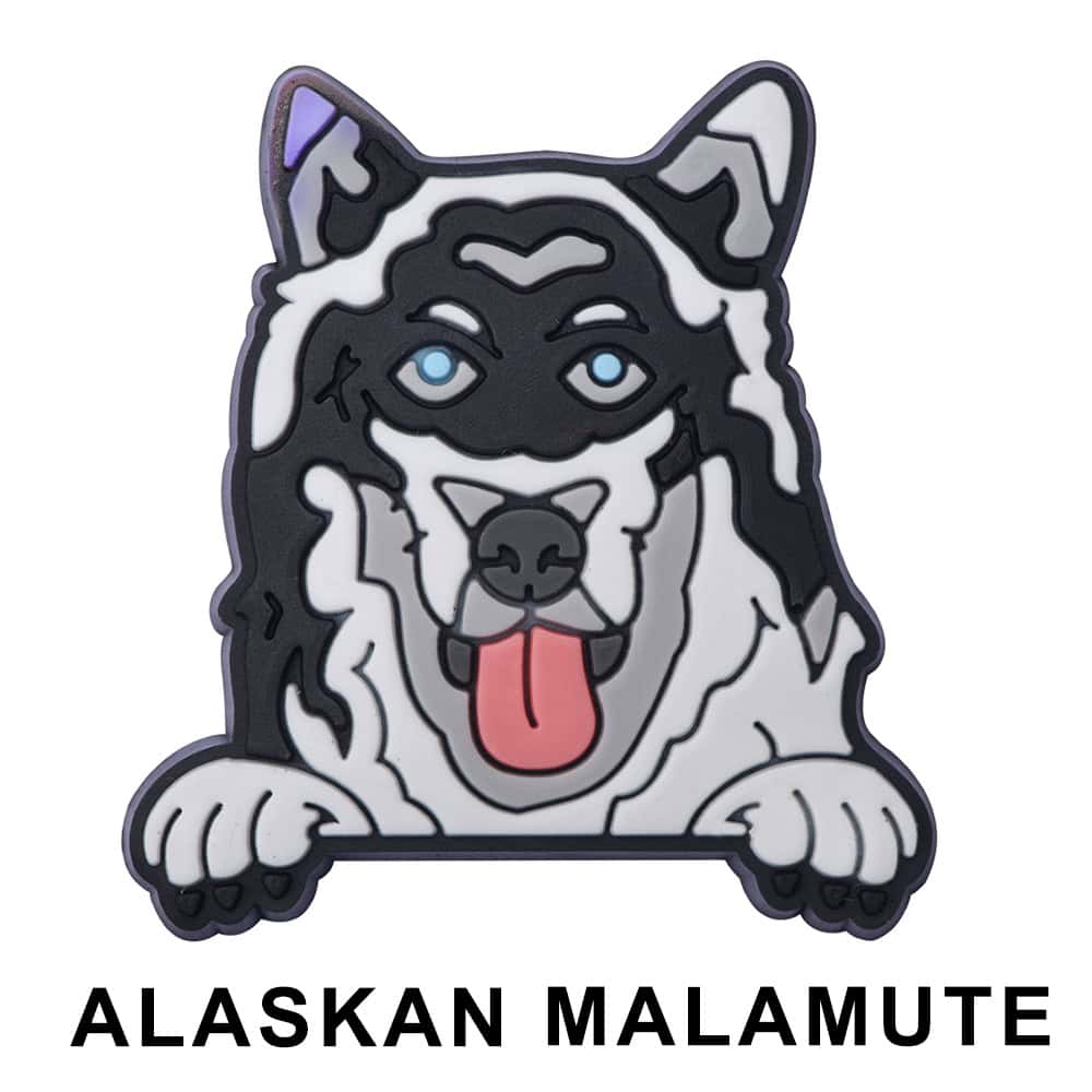 Alaskan Malamute Dog P12646 Shoe Charm