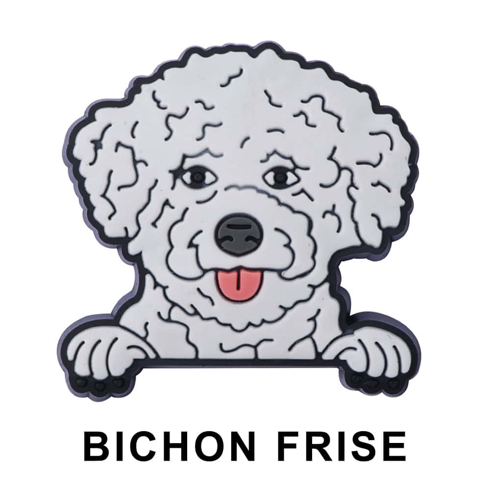 Bichon Frise Dog P12654 Shoe Charm