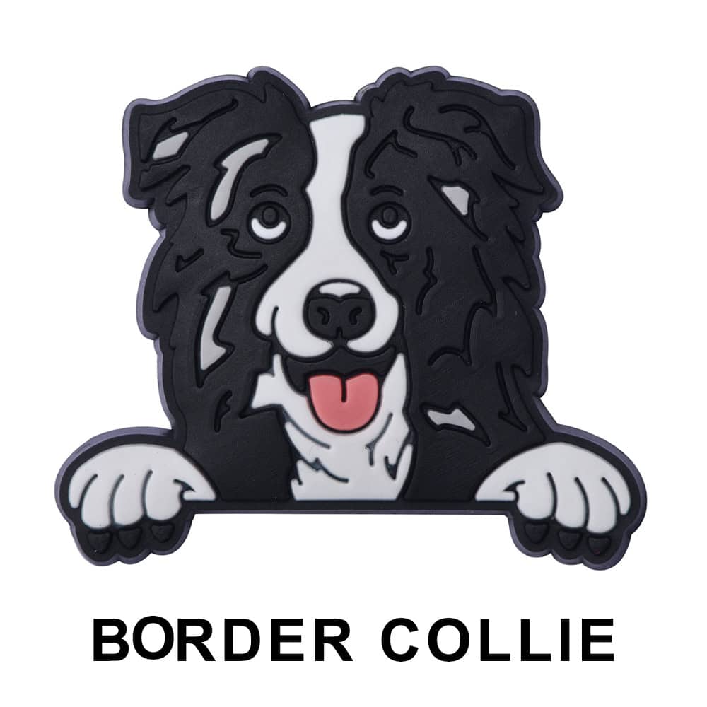 Border Collie Dog P12658 Shoe Charm