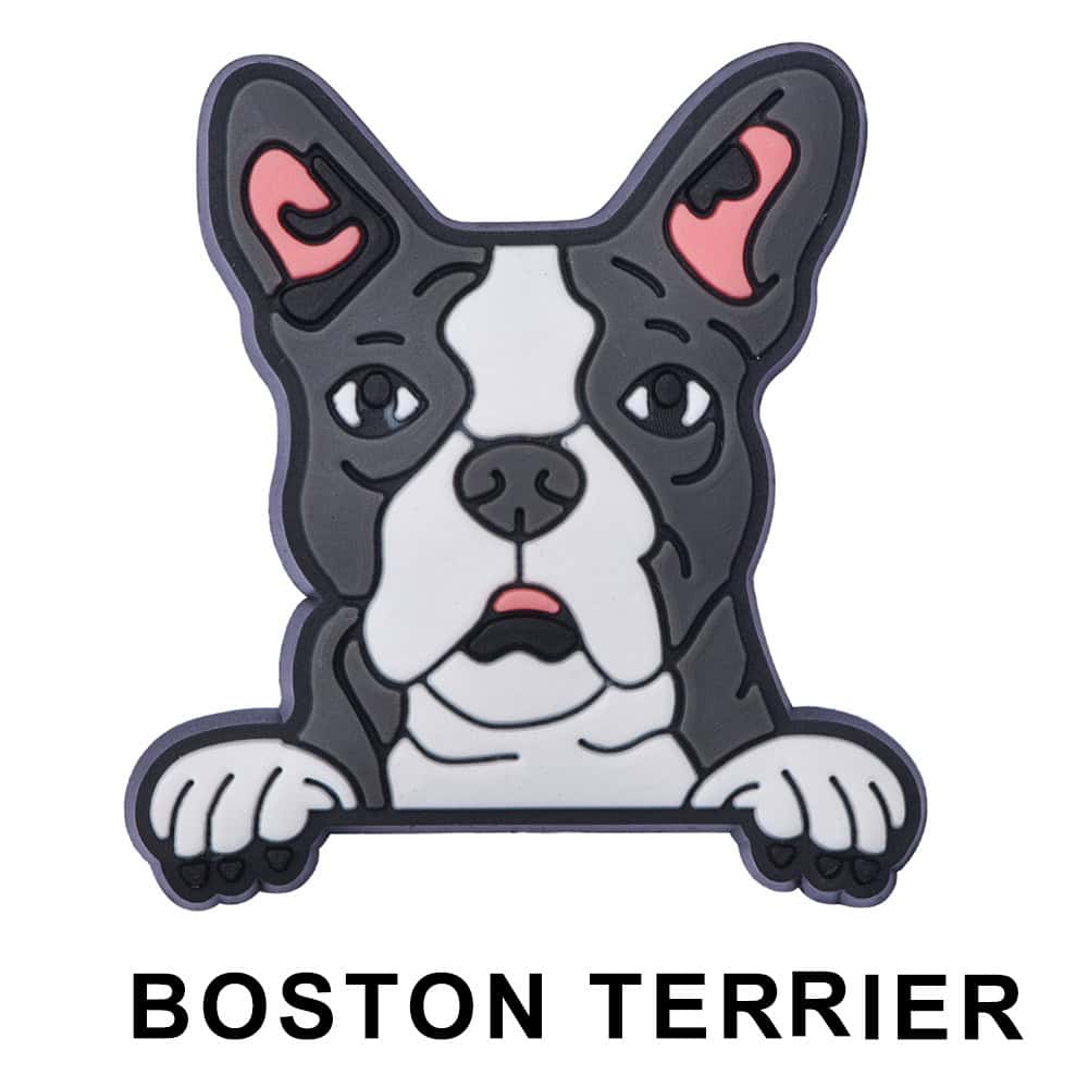 Boston Terrier Dog P12659 Shoe Charm
