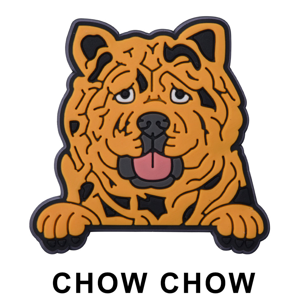 Chow Cow Dog P12672 Shoe Charm