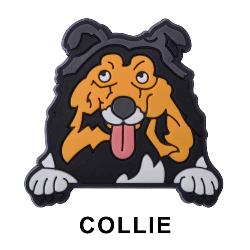 Collie Dog P12674 Shoe Charm