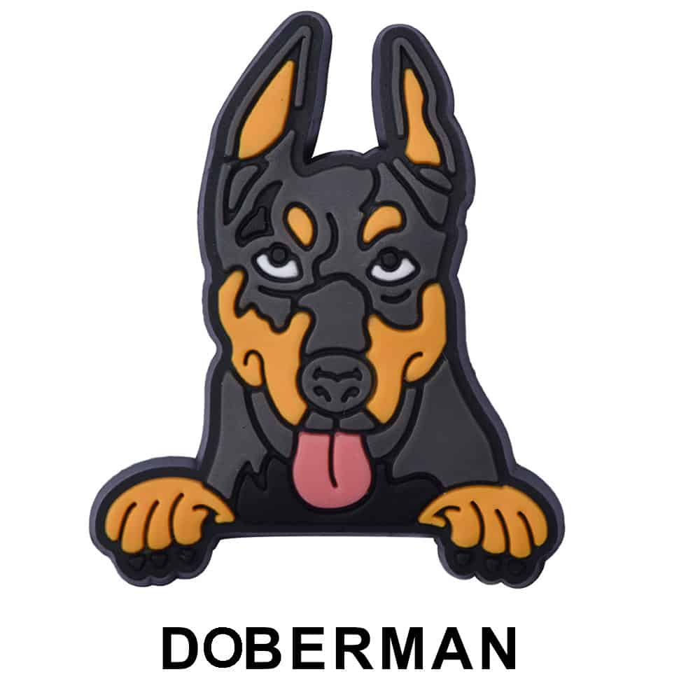 Doberman Dog P12680 Shoe Charm