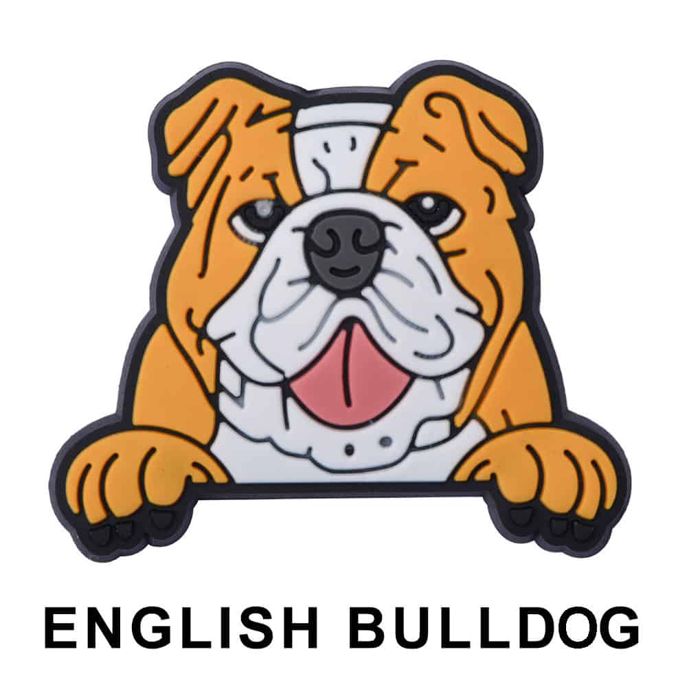 English Bulldog Dog P12681 Shoe Charm