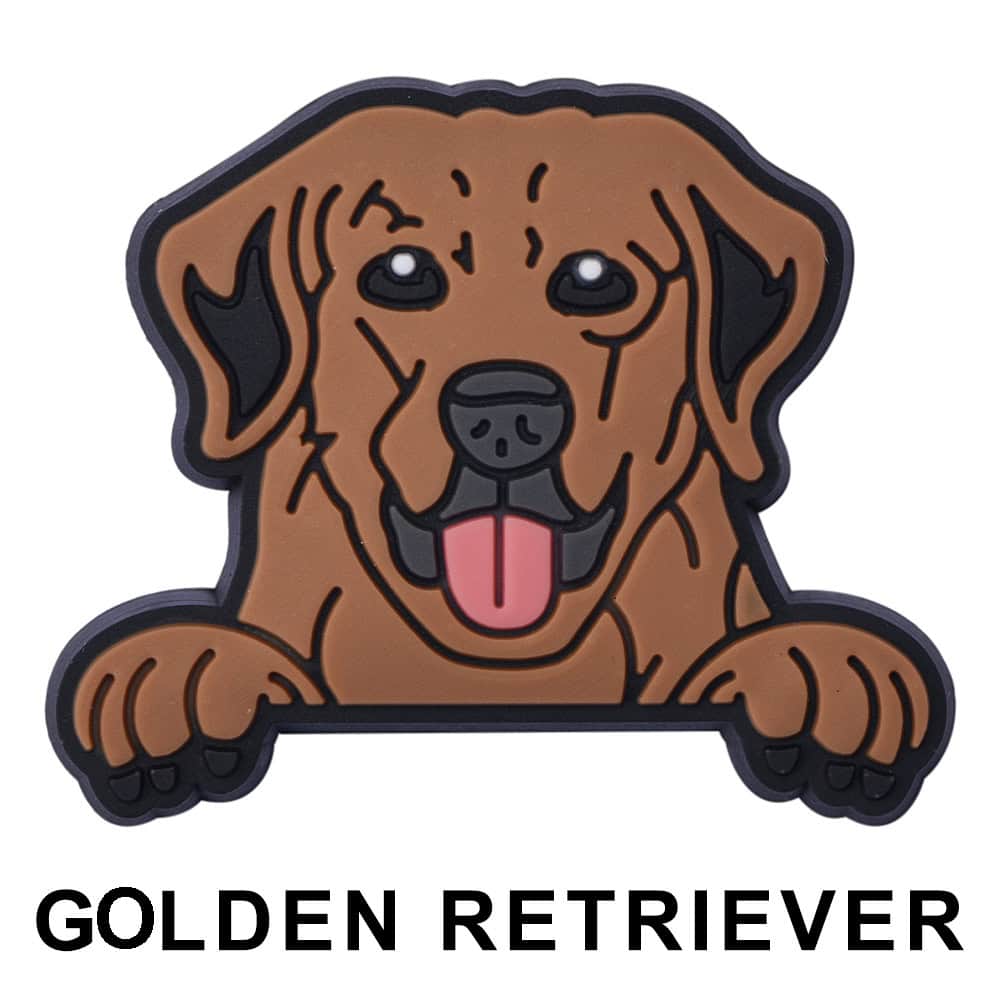 Golden Retriever Dog P12685 Shoe Charm