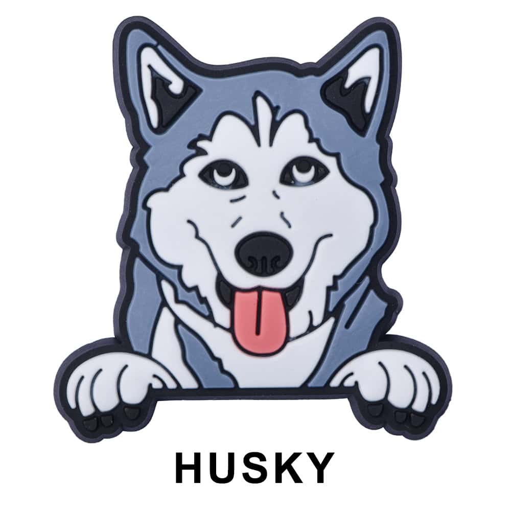 Huskey Dog P12690 Shoe Charm