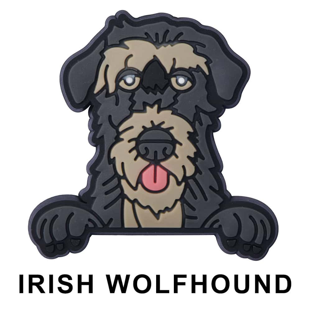 Irish Wolfhound Dog P12691 Shoe Charm