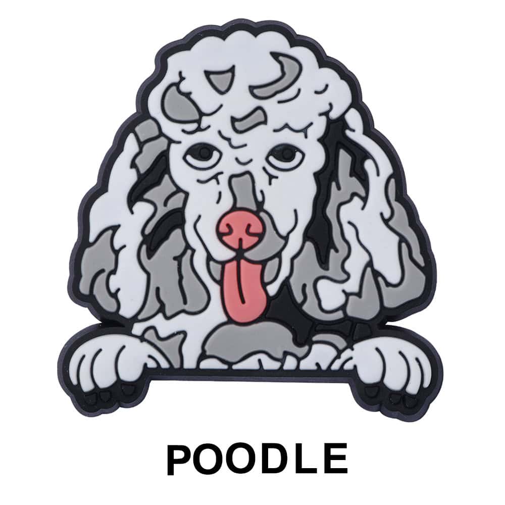 Poodle Dog P12702 Shoe Charm