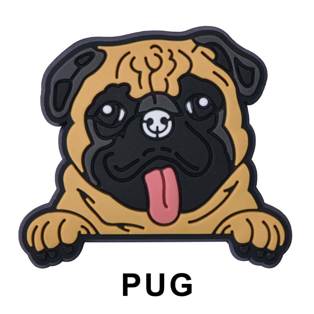 Pug Dog P12704 Shoe Charm