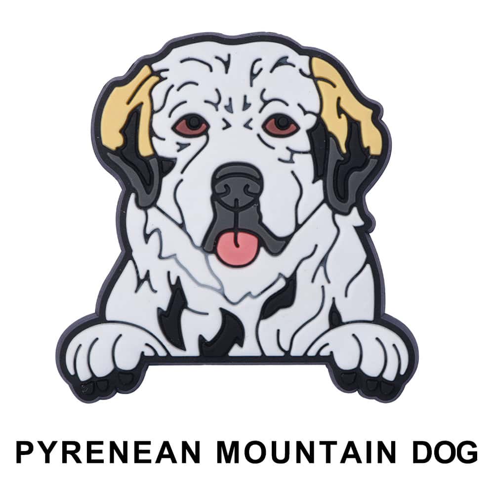 Pyrenean mountain Dog P12706 Shoe Charm