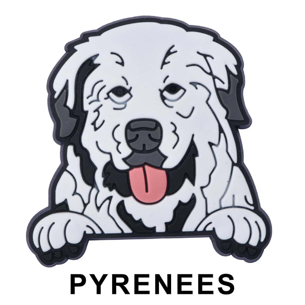 Pyrannees Dog P12707 Shoe Charm