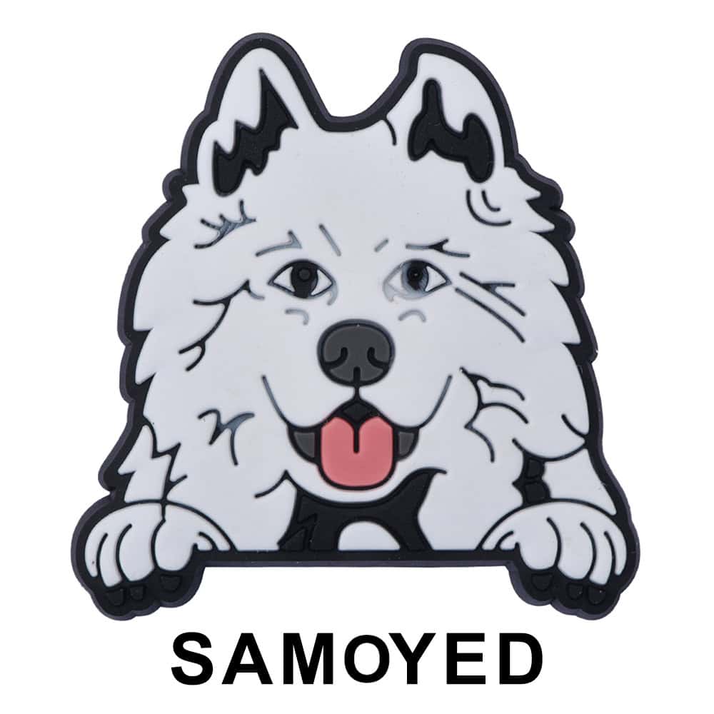 Samoyed Dog P12710 Shoe Charm